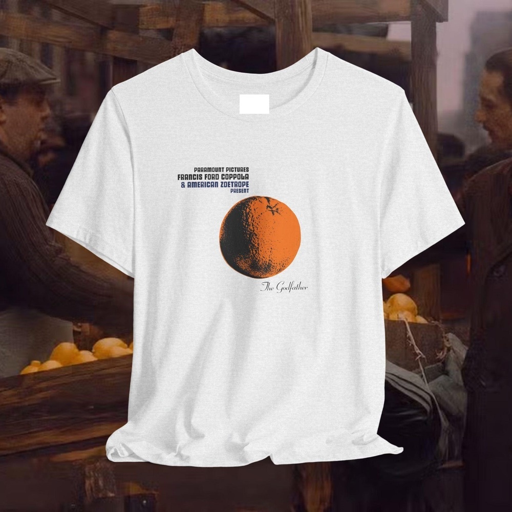 The Godfather X Andy Warhol Orange Pop Art T-shirt White